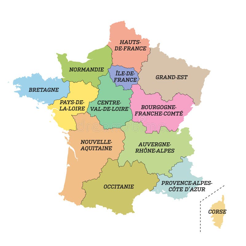 法国在地图上的位置