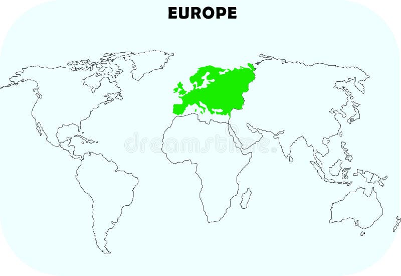 欧洲世界地图