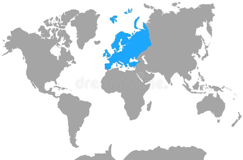 世界地图欧洲高清版