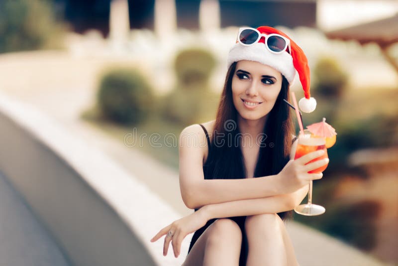 庆祝xmas享受女孩的美丽的事件酒精,酒客,有吸引力的,美女00白丝袜后穿浴巾图片