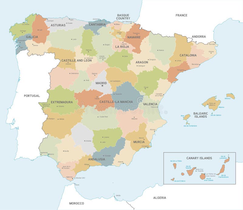意大利的五颜六色的传染媒介地图.图片