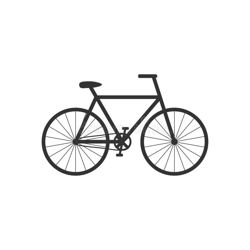 Bicycle Icon Bike Icon Vector Illustration Flat Design Stock Vector