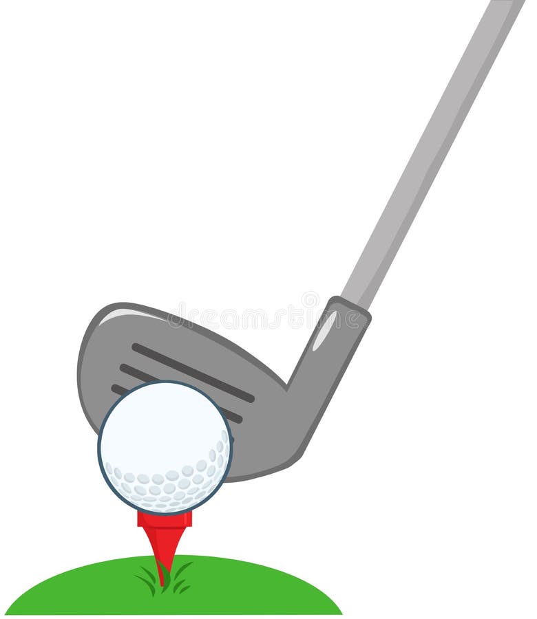 Golf Club And Ball Ready Stock Vector Illustration Of Golf Club And Ball Ready Stock Vector Illustration Of