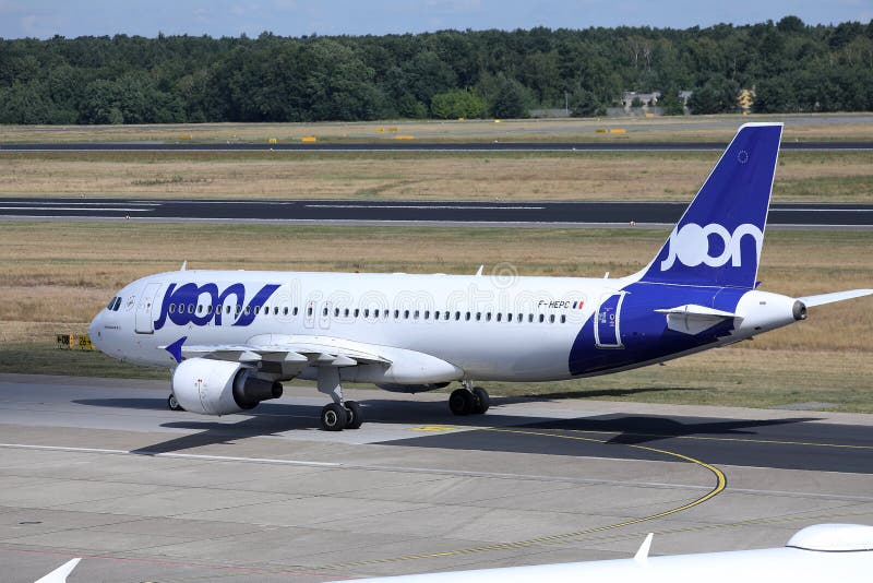 Joon Airline Plane Taxiing On Runway Editorial Stock Photo Image Of