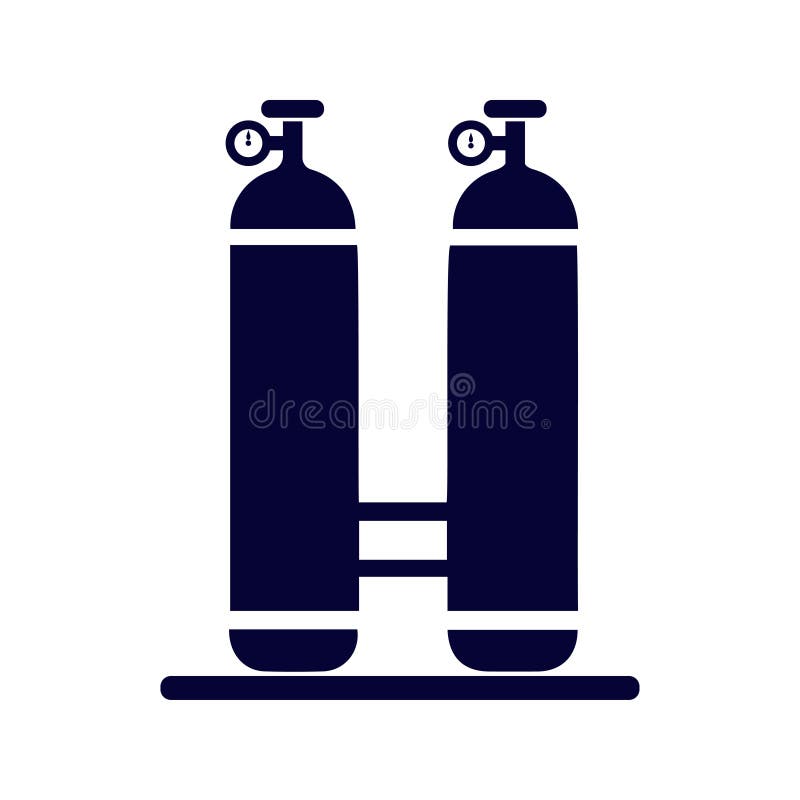 Oxygen Cylinder Icon Stock Vector Illustration Of Asthma 264880050