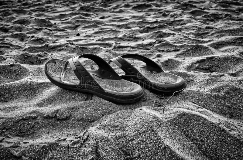 Thongs On The Beach Stock Image Image Of Coast Water 1639387