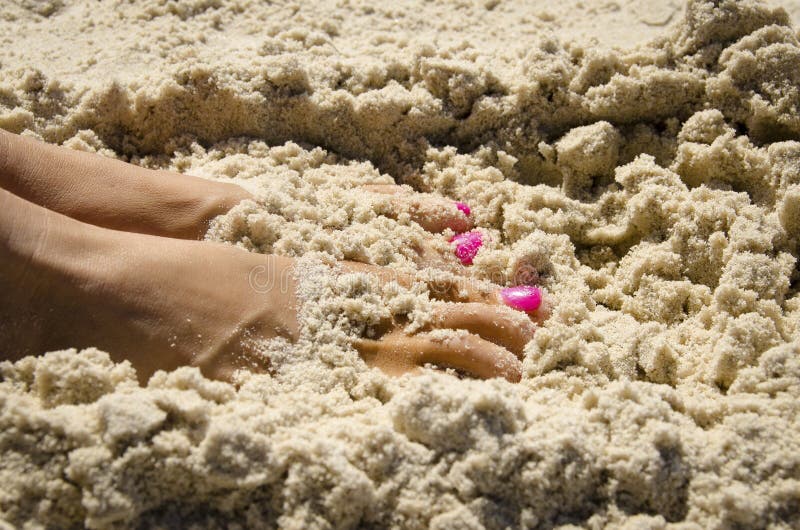 Toes In The Sand Stock Image Image Of Coast Soft Photographed