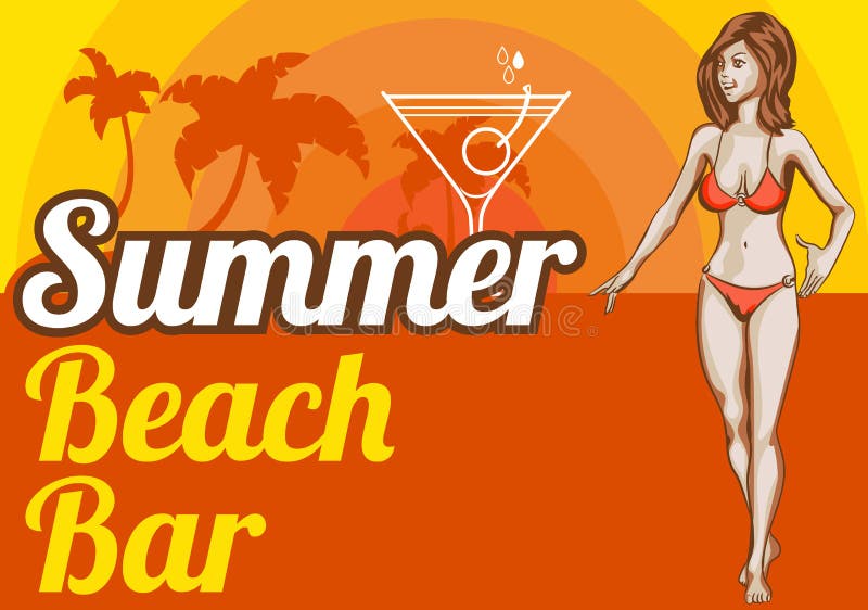 Woman Bikini Vector Design Template Vector Image Stock Vector