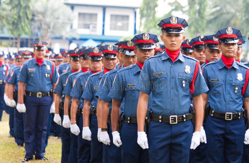 国家菲律宾警察 免版税库存图片
