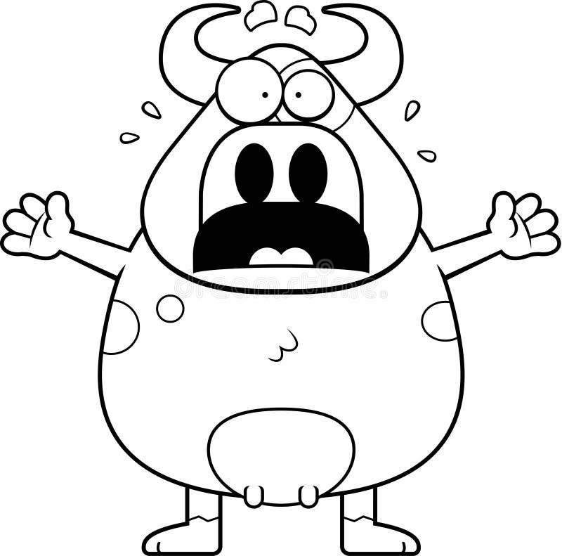 插画 包括有 家畜, 农场, 气压, 动画片, 向量, 紧急, 吓唬, 敌意