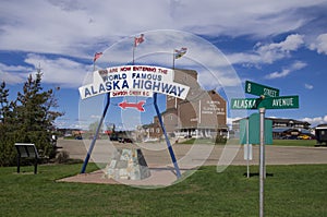 Alaska Highway Sign