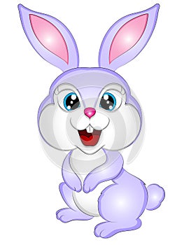 Cartoon Bunny Rabbit Vector Illustration