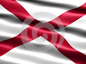 Flag of the state of Alabama