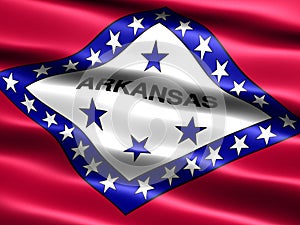 Flag of the state of Arkansas