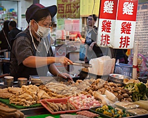 Night market food