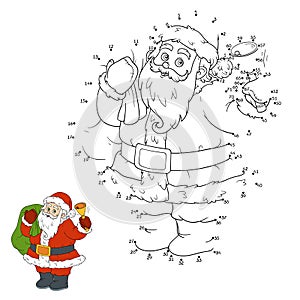 Numbers game for children: Santa Claus