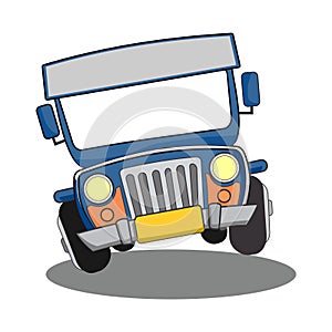 Philippine Jeepney cartoon