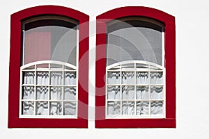 Red windows