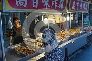 Traditional market in New Taipei City