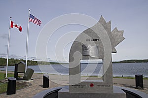 WWII Vintage Military Memorial