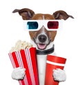 3d glasses movie popcorn dog