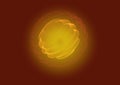 3D Render - Fiery Object