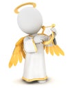 3d White People Angel