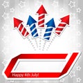 4th July Rocket Background