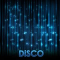 Abstact background disco neon light Stock Photography
