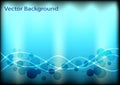 Abstract background with circles and lines glowing Stock Images