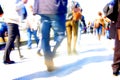 Abstract Crowd Of People