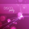 Abstract disco background decorative pink Royalty Free Stock Photography
