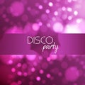 Abstract disco background decorative pink Royalty Free Stock Photos