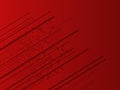 Abstract Hi-Tech Red Background