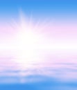 Abstract Ocean Sunrise Backgro...