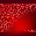 Abstract Red Halftone Vector B...