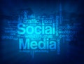 Abstract Social Media Background