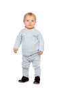 Adorable Blonde Baby Standing ...