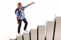 African American School Boy - ...