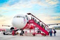 AirAsia boarding plane