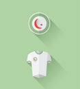 Algeria jersey and crest vector