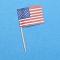 American Flag Toothpick On A B...