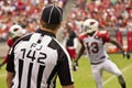 American NFL Football Field Judge Official