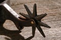 Antique Cowboy Spur With Old S...