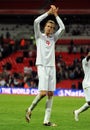 Applauding Peter Crouch