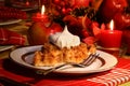 Apple Crumble Pie For The Holi...