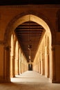 Arches of Ahmad Ibn Tulun Mosque in Cairo, Egypt