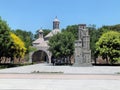 Armenian Genocide memorial in front of Saint Vartan Baptistery, Etchmiadzin