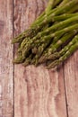 Asparagus Spears On A Rustic B...
