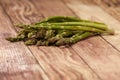 Asparagus Spears On A Rustic B...